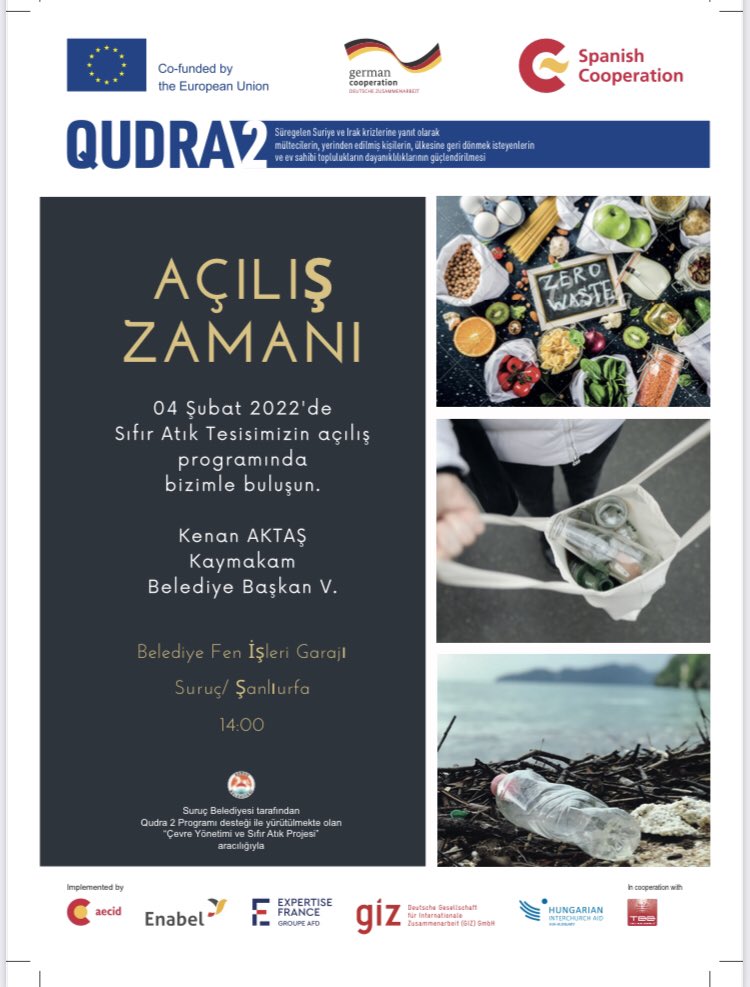 MimarMehmet63's tweet photo. Açılışa herkesi bekleriz..@kenanaktas21 @surucbld @QudraProgramme #suruç #sanliurfa @ICMPD_Turkey @Abdullah_Erin47 @TCSanayi @SurucKultur @Fen_isleriSuruc https://t.co/59WpkUCcYs