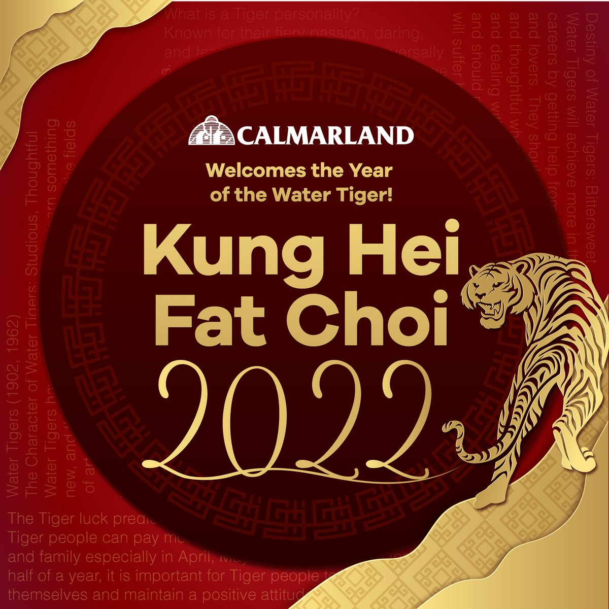 calmarofficial's tweet photo. Kung Hei Fat Choi 🐉

Please be informed of Calmar Land office schedules in celebration of the Chinese New Year today, February 1, 2022. 
Batangas &amp; Laguna: Skeleton Workforce 8:00 AM - 5:00 PM
Lucena Main: No Operations
SM City Lucena Office: Business as usual 10:00 AM - 6:00 PM https://t.co/ALm1gZjumE