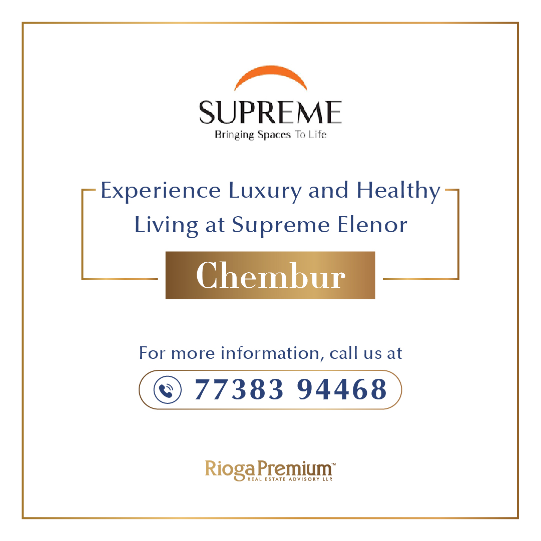 Supreme Elenor is not just another #luxuryresidence but a symbol of the finest health.

With top-of-the-line facilities and amenities, you get a unique opportunity to live a life of #luxuriouscomfort and healthy living, in equal measure that makes Supreme Elenor a supreme choice.