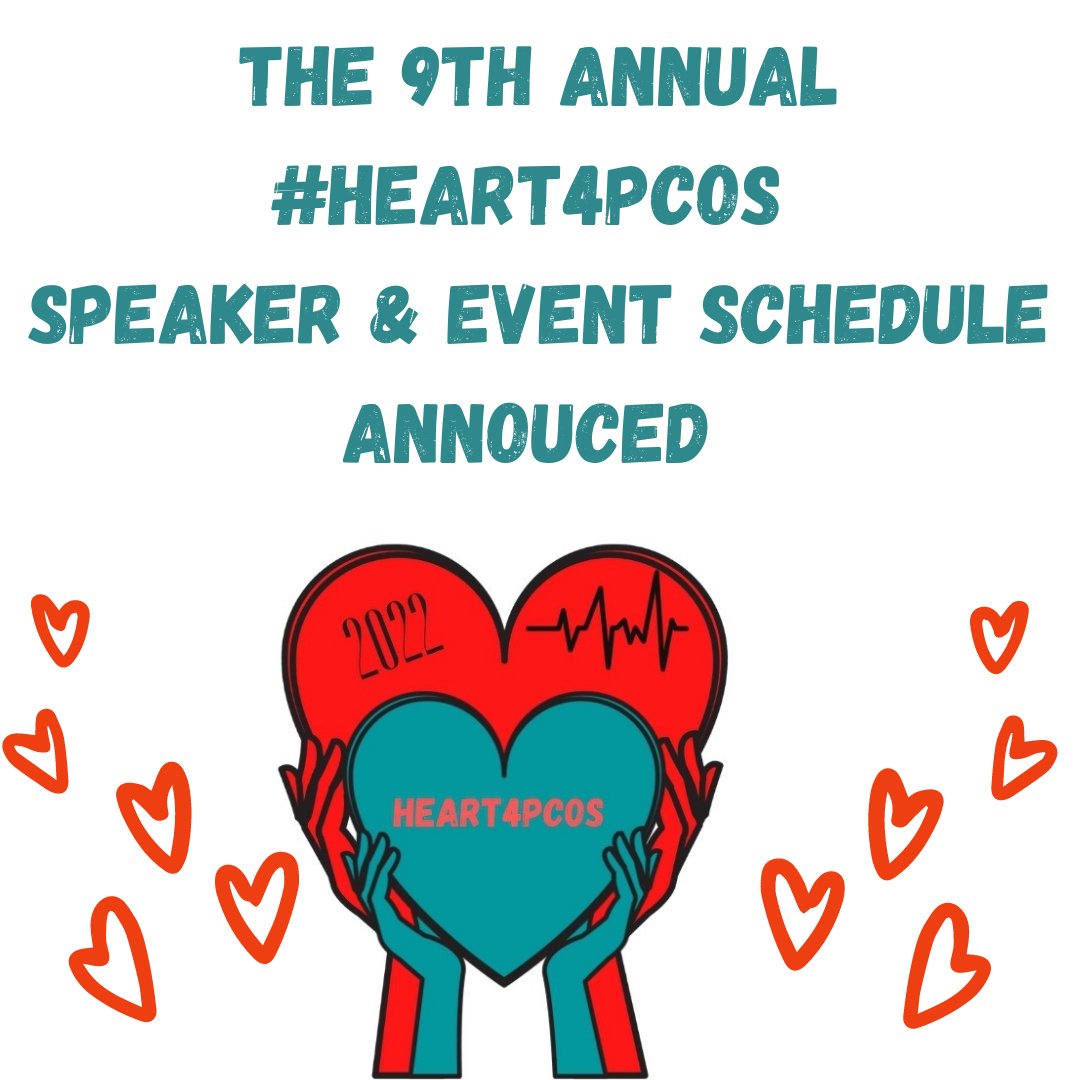 The moment you've been waiting for!

The official <a href="/pcoschallenge/">PCOS Challenge</a> and <a href="/pcosgurl/">PCOSGurl (Ashley)</a> speaker and event schedule has been released for 
The 9th Annual #Heart4PCOS Campaign 

Check it out now on #Facebook 

facebook.com/HeartforPCOS

#PCOS #hearts #HeartHealth #HeartAwards #pcosawareness