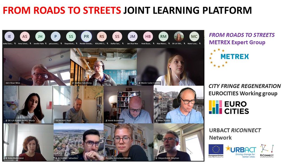 linstitutPR_int's tweet photo. .@infrastructurr
@METREXnow @EUROCITIES @URBACT are currently collaborating in a joint-learning platform to understand how EU could help cities and regions to deliver combined #urbanregeneration and #MobilityInfrastructure transformation strategies.
👉 https://t.co/jjbmnm9aRA https://t.co/wjKzKyu55w