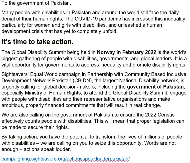 monagilani's tweet photo. @ShireenMazari1 @mohrpakistan @AsimZaafar @GDS_Disability #GlobalDisabilitySummit2022 #LeaveNoOneBehind #SDGs https://t.co/m1qPkS7L2e
