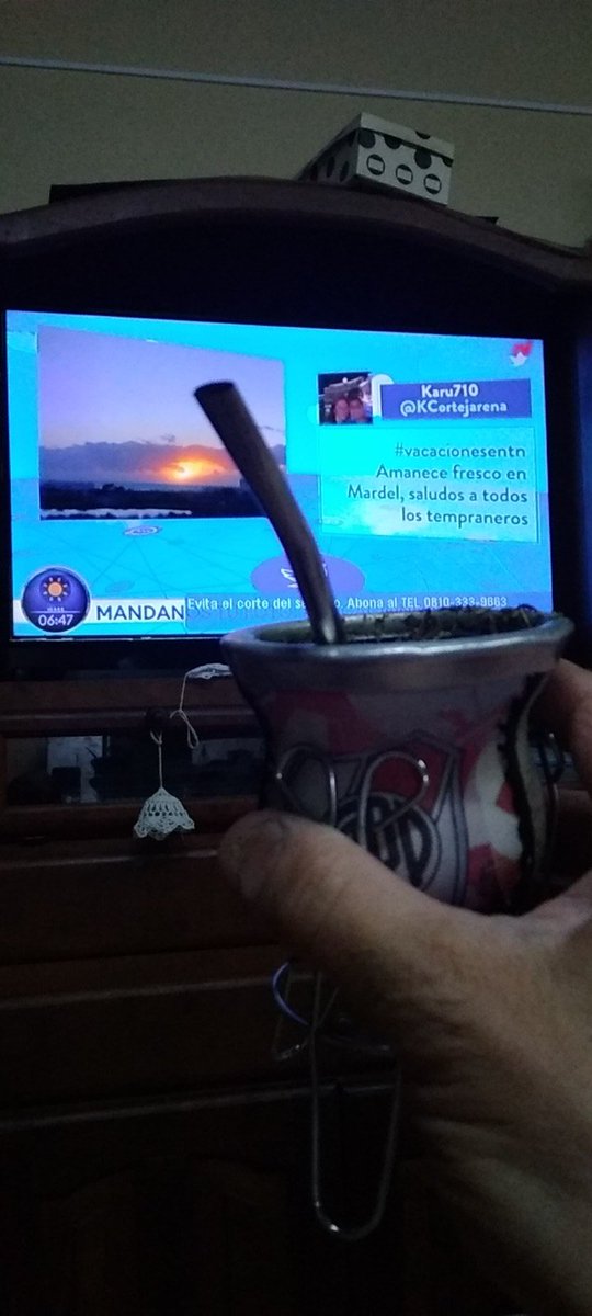GastonRiverp's tweet photo. #Vacacionesentn saludos desde #Casilda!! Unos mates, y correr!! https://t.co/2bS1goy6iC