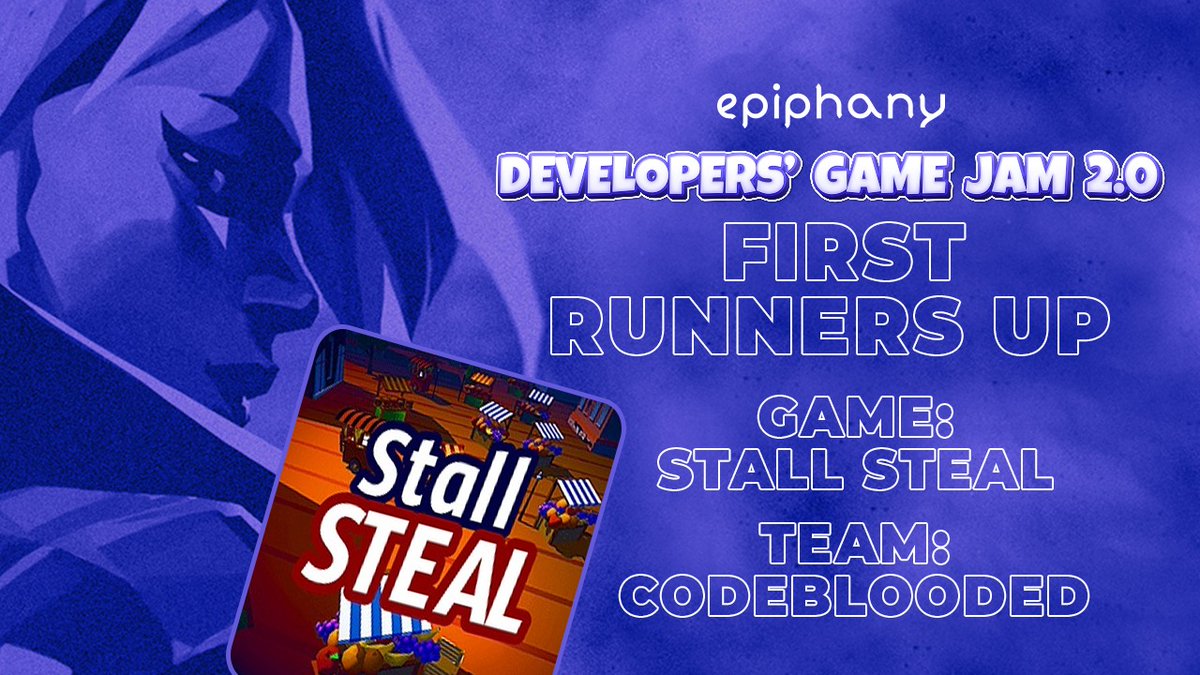 Epiphanygamesof's tweet photo. Here comes First Runners' Up for Developers' Game Jam 2.0. Congratulations Team Codeblock!
#Epiphanygames #gamedevlife #gamestudio #gamejam https://t.co/PzlrfwgaYR