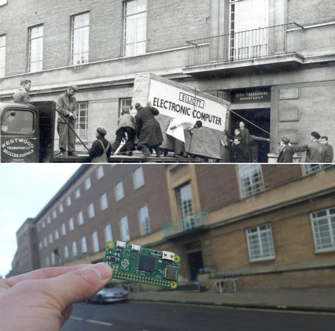 Same place and memory size.. the difference is 58 years