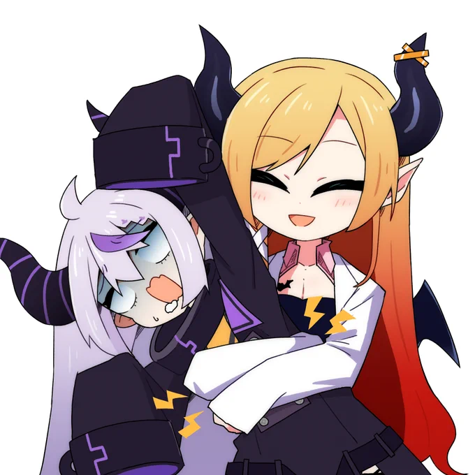 #ちょこらぷ #しょこらーと #laplus_artdesu 
チーン😇 