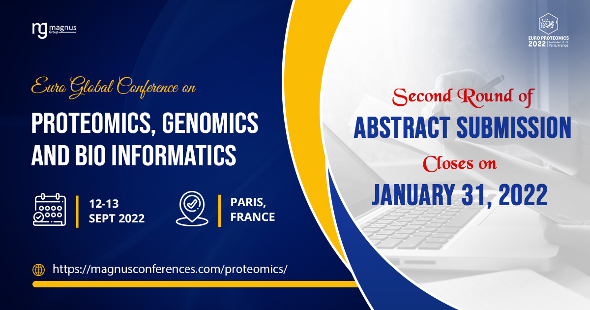 Proteomicconf's tweet photo. Come and Explore your thoughts & innovations at #PROTEOMICS 2022!! First round of #Abstract #submission closes on January 31, 2022.
Submit your abstracts at: https://t.co/yxM3OsZLE1
#Proteomics2022 #Genomics #Genomicssummit #Hybridconference https://t.co/LrbovlZXZe