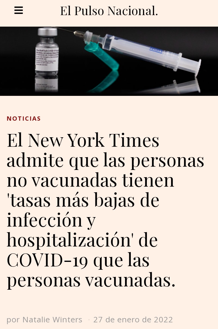 abnerrin's tweet image. Que noticion, poco a poco la venda se cae.☠️
Info: thenationalpulse.com/2022/01/27/nyt…

#somosLaResistencia