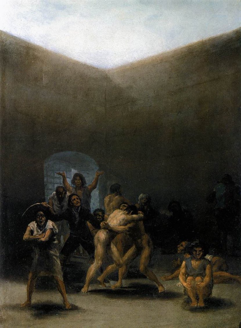 RT @reedcliffe83: The Yard of a Madhouse, 1794 #romanticism #goya https://t.co/mvtDaS22AU