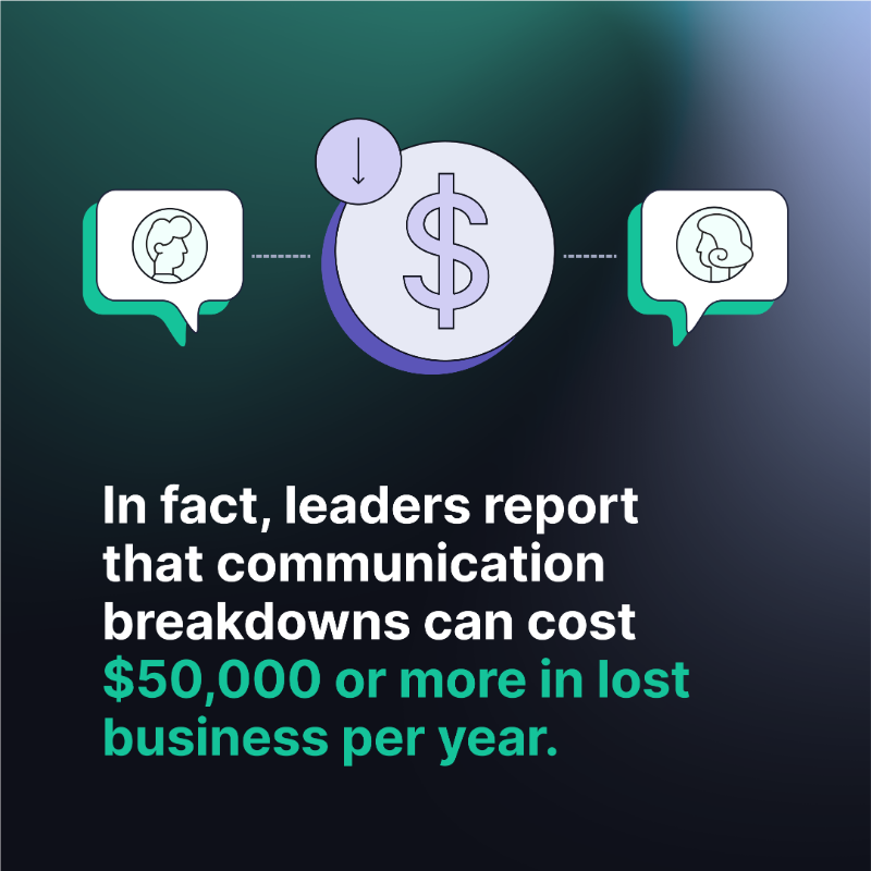 Superhuman's tweet photo. What is the real cost of poor communication at work?

We surveyed 251 business leaders and 1,001 knowledge workers in the US to find out. Download the full report. 👇