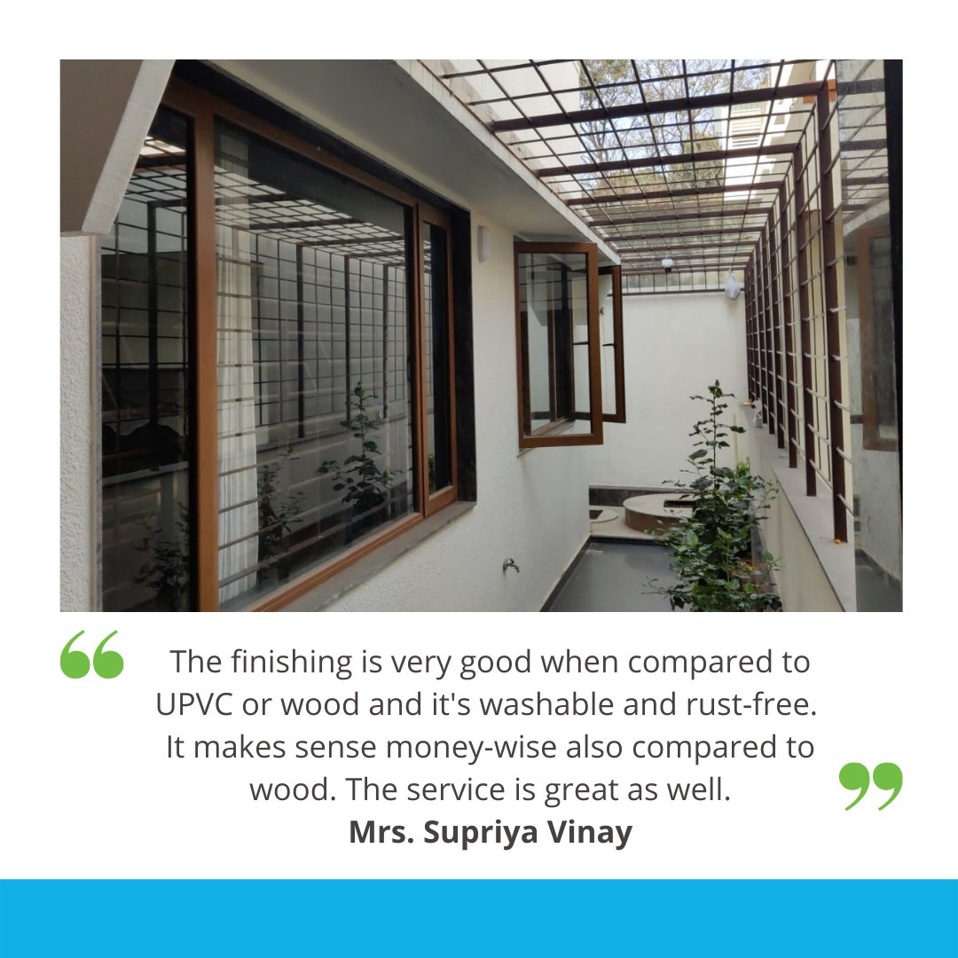 EterniaSolution's tweet image. We are so humbled to have been such a happy part of Mrs. Vinay&apos;s home. This is exactly why we do what we do!
This was executed by our partner Sri Sai Sales Corporation

#EterniaWindows #AdityaBirlaGroup #DuraniumWindows #CustomerTestimonial #Testimonial #CustomerFeedback