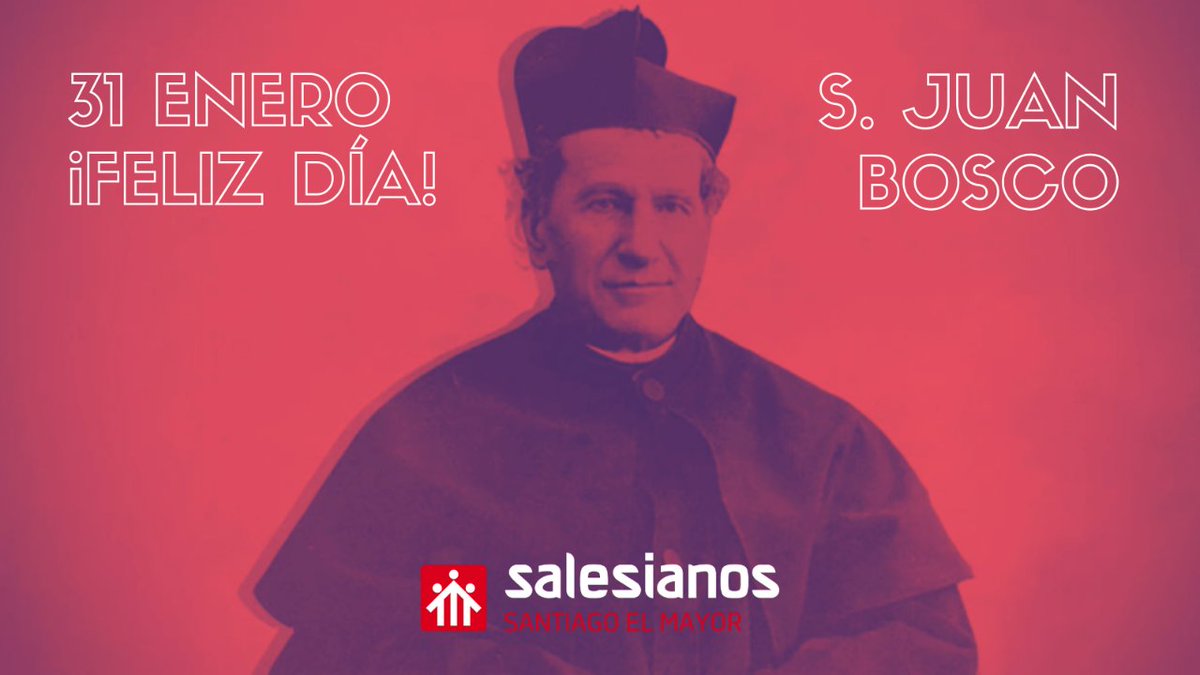 SalesianosSSM's tweet photo. ¡Llegó el día! 🥳🎉
Hoy celebramos la fiesta de Don Bosco en todas las Presencias salesianas. Su carisma y su amor siguen expandiéndose hoy en día. ¡Gracias por tanto! https://t.co/ggGOj1fRUE