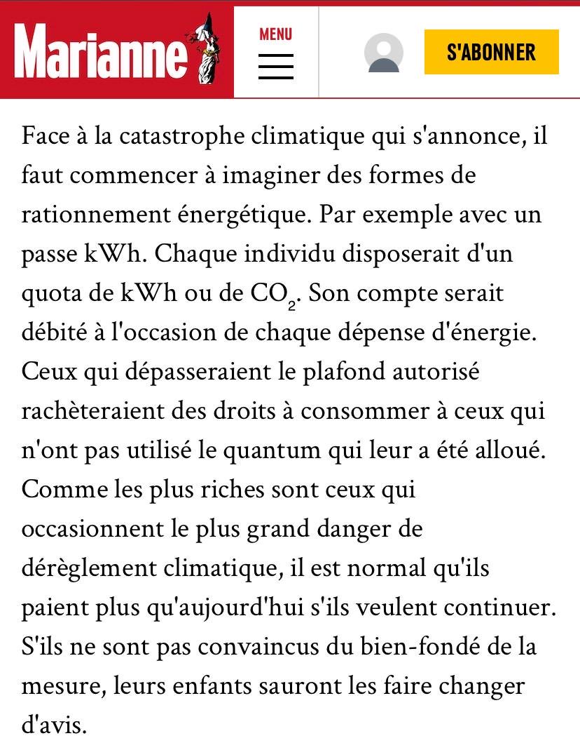 Les rêves des progressistes se dévoilent peu à peu...C'est tout simplement un contrôle total de votre vie dans ses moindres détails !

Nous devons cesser d'être complaisants avec ces gens qui veulent nous réduire en servitude volontaire.
