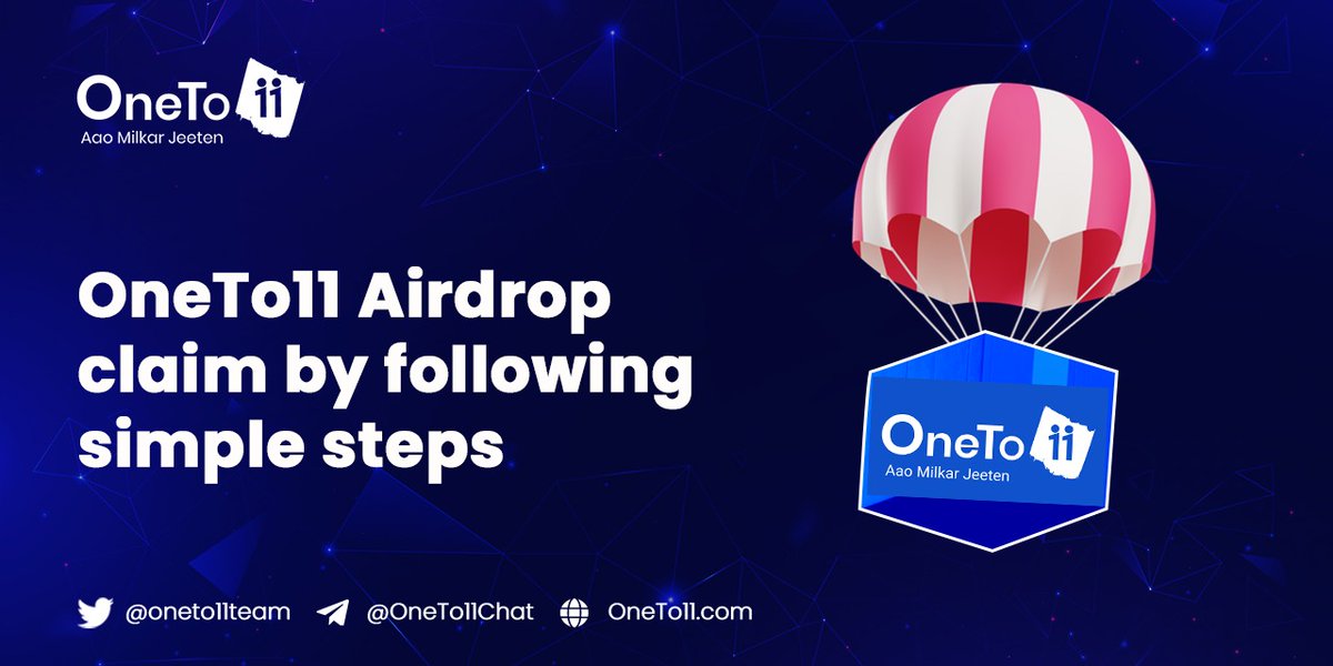 1/🚨ATTENTION EVERYONE!🚨

🔥OneTo11: OneTo11 is the world’s first blockchain-based gaming ecosystem with #PlayToEarn #NFT games!

Fill the form: forms.gle/vRnCX3pYQFM9pp…
