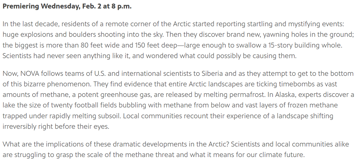 What are the implication of these dramatic methane developments in the Arctic?

Hello again, Mindy....