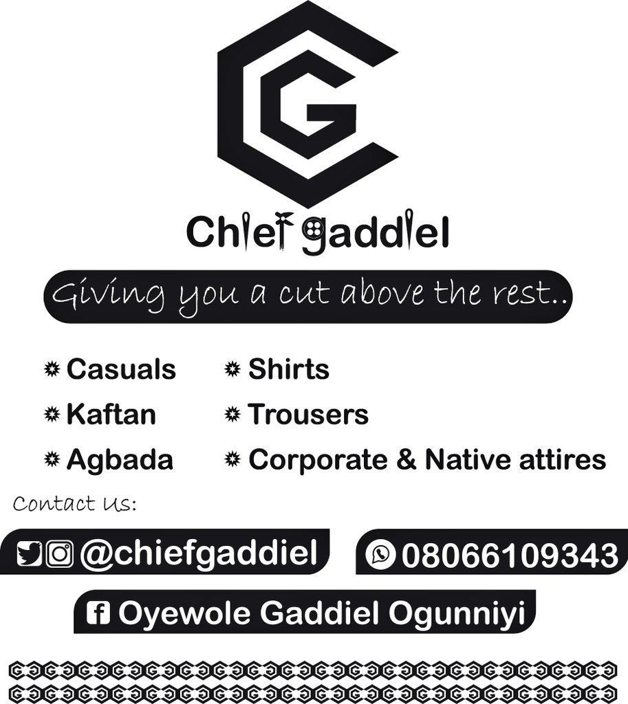 Chiefgaddiel's tweet photo. Always dress well. Keep it simple , but SIGNIFICANT.
Want something like these? We are just a DM away ✌
We are in Osogbo, and we deliver worldwide. #ClassicMen #PerfectFitting ✂ https://t.co/eHbHL9nI7E