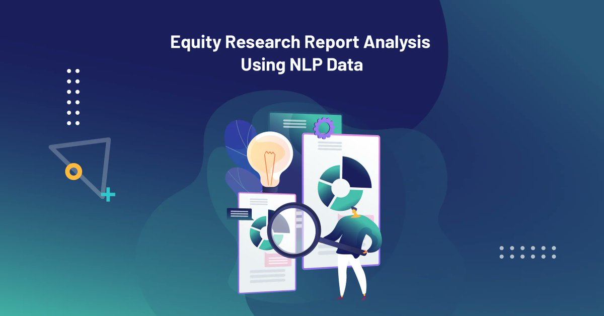 recosenselabs's tweet image. When an analyst writes up an #equityresearch report, they take time to convey the full scope of the situation.
#NLPTechnologies offer an incredible opportunity for #investors to gain pertinent insights that can facilitate more objective decision-making - buff.ly/3GfAkaX.