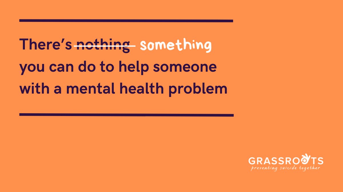 GrassrootsSP's tweet photo. We all have the ability to help make a difference to someone struggling with their mental health. 

Simple things like listening, keeping in touch, offering support and accepting them for who they are can go a long way.

In what ways have you helped support someone? ❤️ https://t.co/2TjJ1jY5pA