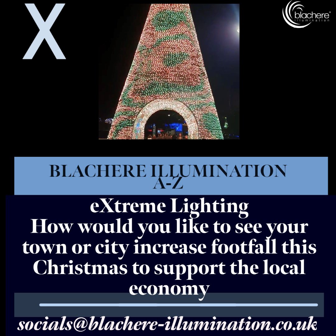@BlachereUK (@blachereuk) on Twitter photo This weeks play on the letter X sees our weekly A-Z help your local economy . It has been proven time and time again , that local economy reaps the rewards as the footfall is significantly increased . socials@blachere-illumination.co.uk
#helpyourhighstreet #footfall #creative This weeks play on the letter X sees our weekly A-Z help your local economy . It has been proven time and time again , that local economy reaps the rewards as the footfall is significantly increased . socials@blachere-illumination.co.uk
#helpyourhighstreet #footfall #creative