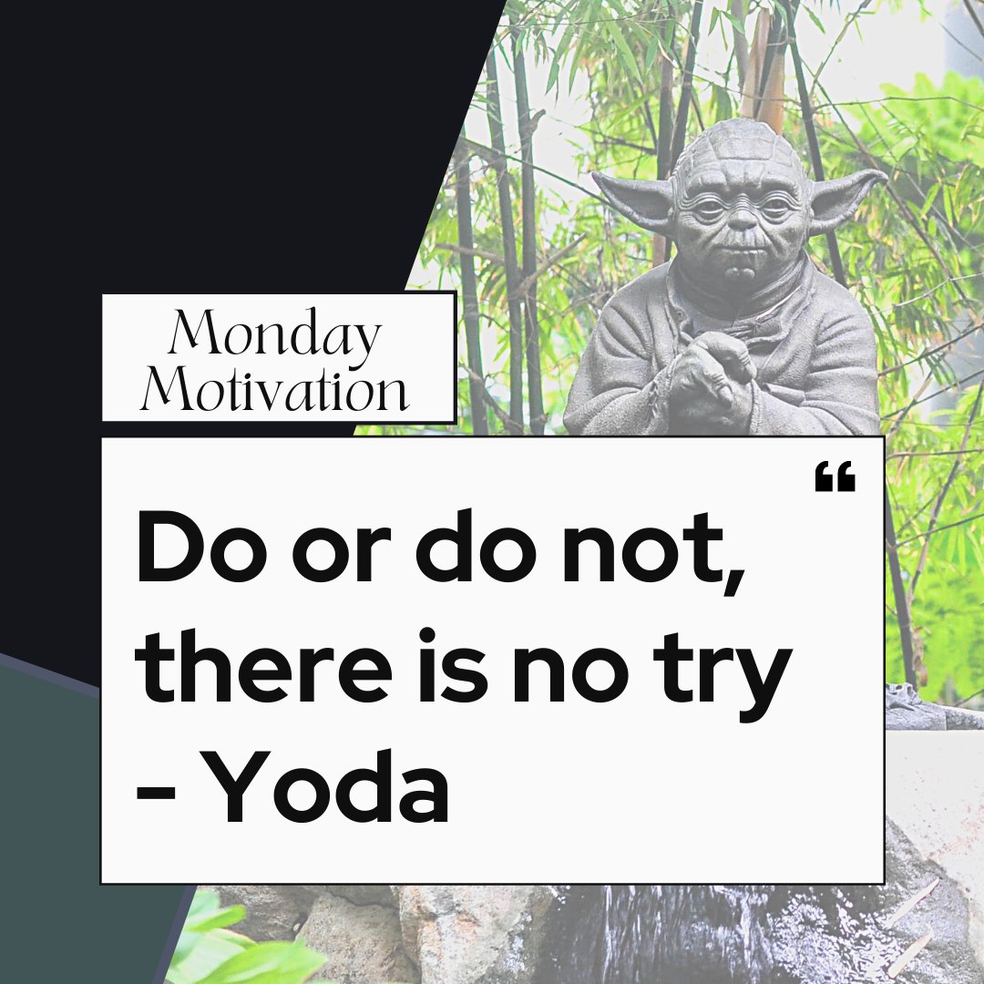 htrmoney's tweet photo. Monday Motivation! 🚨
A Monday boost to inspire you this week.💪💰
Todays quote by Yoda! :
#money #howtoraisemoney #htrmoney #business #howto #raisingmoney #mondaymotivation #monday #motivation #yoda #inspirational #quote #starwars https://t.co/bHqnb8iRF0