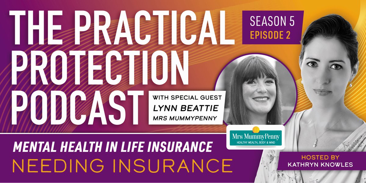 It's the start of our Mental Health in Life Insurance week &amp; today we bring you this podcast all about the need for insurance!

Featuring special guest @MrsMummypennyUK 

Listen⬇️
practical-protection.co.uk/needing-insura…

<a href="/Kathryn_Cura/">Kathryn Knowles, PhD</a> <a href="/actuarynews/">IFoA</a> <a href="/Cover_Mag/">COVER</a>

#MentalHealth 
#AccessToInsurance
