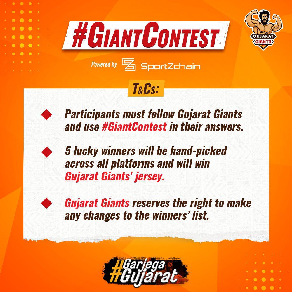 Gujarat Giants tweet media