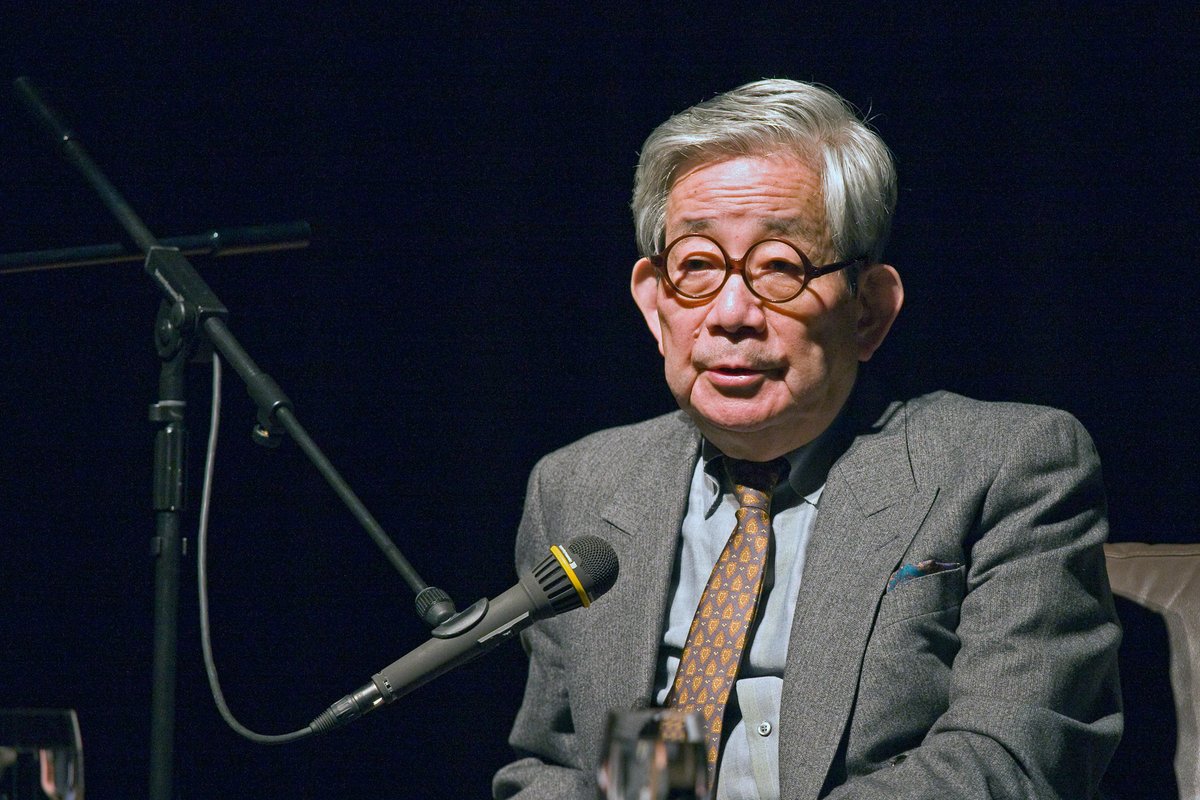 NobelPrize's tweet photo. "As a child, I promised my mother I would win the Nobel Prize in Physics. 50 years later, I said to my mother, 'See, I have kept my promise. I won the Nobel Prize.' 'No,' said my mother, 'You promised it would be in physics!'"

Happy birthday to literature laureate Kenzaburo Oe! https://t.co/D8sMXFlW7G