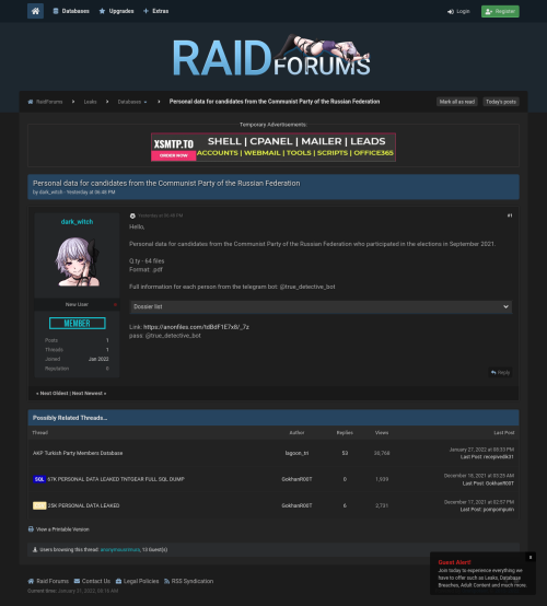 cyber_feeds's tweet photo. #marketforums #RaidForums - Personal data for candidates from... - https://t.co/uP4KeijvUc https://t.co/wABDhM2Nur