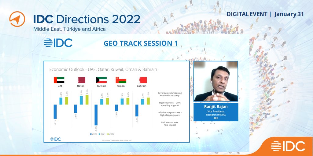 GEO Track: The #UAE and Other Key Gulf Countries: Recalibrating Market Opportunities in the Post-Pandemic Era | Ranjit Rajan, Vice President, Research (META), <a href="/IDC/">IDC</a> <a href="/ranjitrajan1/">Ranjit Rajan</a> #IDCDIRECTIONSMETA #IDCDigital
