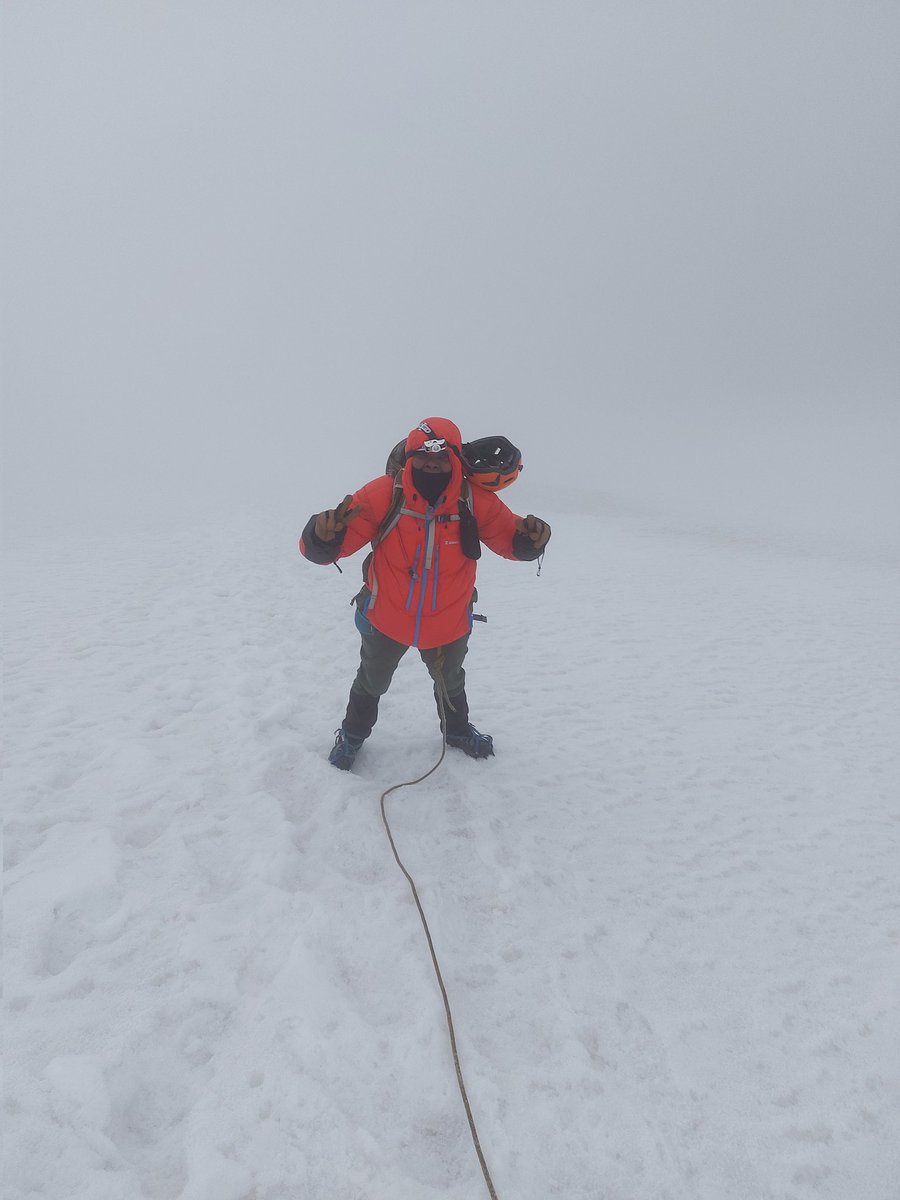 D day.. Butterflies in our bellies. We set off at 4:00am for Margherita peak. Soo many emotions. Mountains are unpredictable and we made peace with whatever our lot would be.