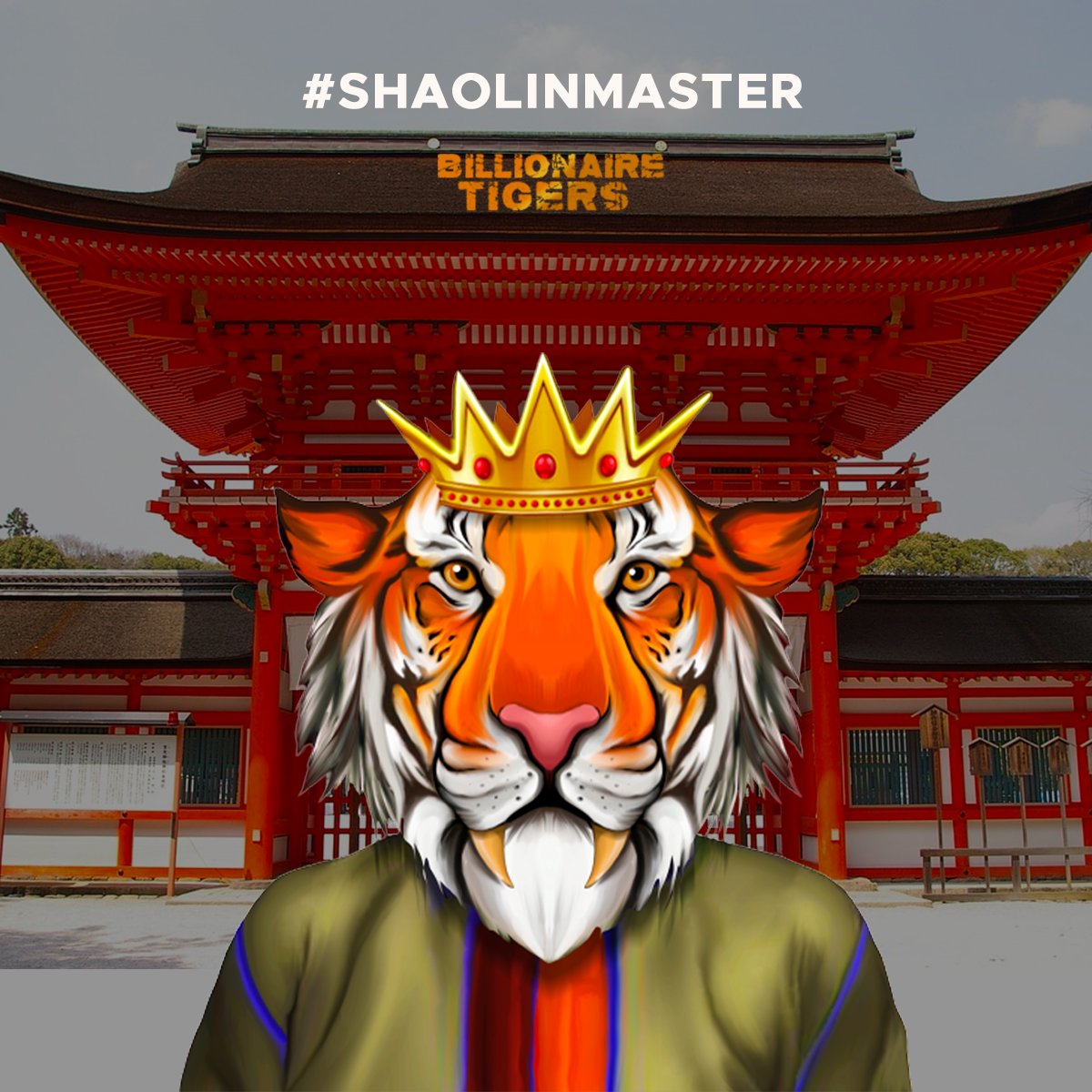 TigerBilionaire's tweet photo. Shaolin Master got his own special moves and skills to win a fight! He protects his team and territory with courage and skills. He is on his way, Can you hear the roar?🐯
.
.
Join our discord - https://t.co/tv370Wvpbn
.
.
.
#billionairetigers #shaolinmaster #NFTs #nftart #nft https://t.co/i1j9qcGOAY