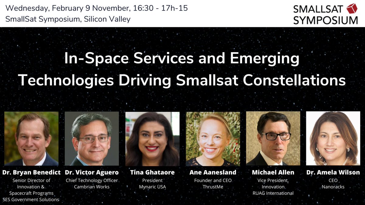 SmallSats now account for 97% of satellites launched!

To keep up to date, don’t miss the “In-#Space Services and Emerging Technologies Driving SmallSat Constellations” panel, with our CEO Ane Aanesland and other innovative actors of space industry at the #SmallSatSymposium 2022.