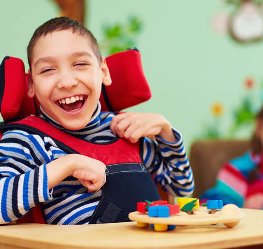 Cerebra offer a library postal service where families can access sensory toys, equipment, communication aids and children's books. 

The service is free for anyone in the UK caring for a child with a brain condition and is easy to use. 
cerebra.org.uk/get-advice-sup…