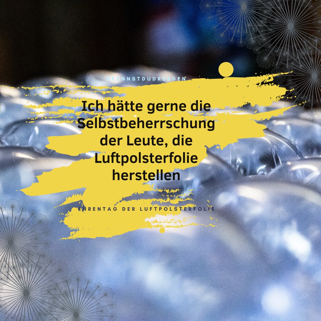 Das Institut für Naturstofftechnik der TU Dresden entwickelt eine Alternative zur Luftpolsterfolie aus Kunststoff. 😮 Das Luftpolsterpapier wird jetzt auf Marktreife untersucht. 

Auf unseren Stadtführungen erfahrt ihr mehr zu Dresdner Innovationen. 🤩