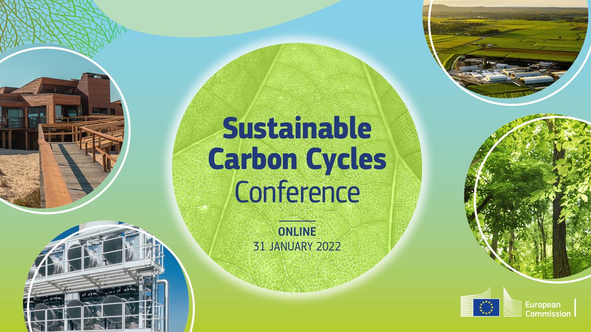 🔔 The conference on Sustainable Carbon Cycles is about to begin. 

Watch live at 10 am CET, with
🇪🇺 @TimmermansEU 
🇪🇺 <a href="/jwojc/">Janusz Wojciechowski</a> 
🇫🇷 <a href="/barbarapompili/">Barbara Pompili</a> 
🇫🇷 <a href="/J_Denormandie/">Julien Denormandie</a> 
&amp; more.

🔴 Livestreaming &amp; more info ⤵️
…e-carbon-cycles-conference.b2match.io/livestage?loca…

#EUCarbonRemovals #EUGreenDeal