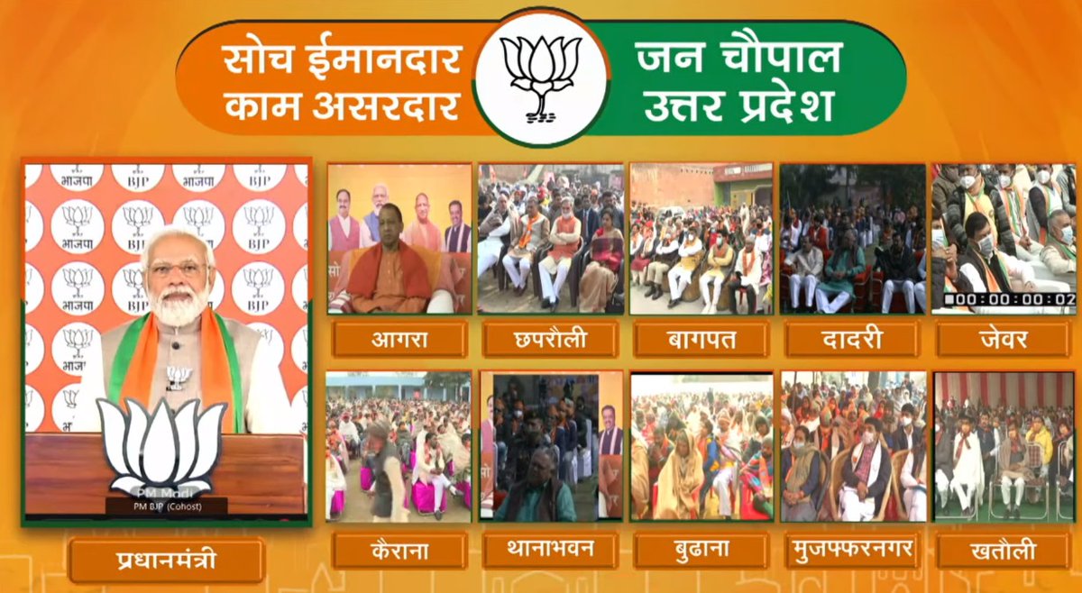 BJP4UP's tweet image. जिन्होंने गरीब की तकलीफ ने कभी महसूस की, न कभी देखी, हमेशा जमीन से कटे रहे, वो न गरीब को समझ सकते हैं, न उनका भला कर सकते हैं।
गरीबों की भाजपा सरकार ने कैसे काम किया है उसका उदाहरण गरीबों के पक्के घर हैं: प्रधानमंत्री श्री @narendramodi 

#मोदीजी_की_चौपाल