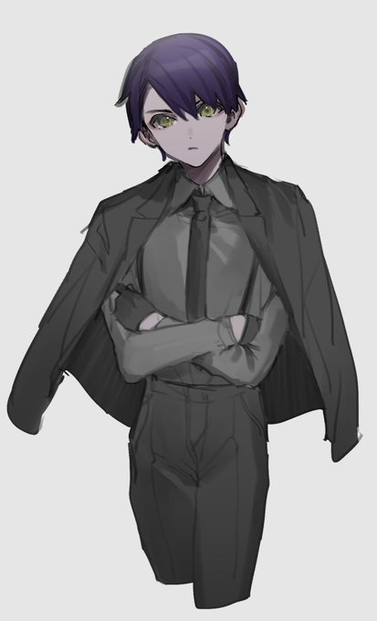 資料もなんも開かずに髪型もノーマルじゃないのに線画の時点で知り合いに孤高の男子高校生ですか?てバレたのめっちゃ笑った 