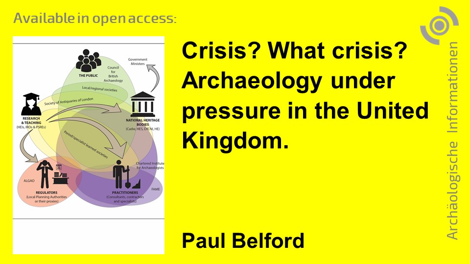 Is UK #archaeology in crisis? Not quite, writes <a href="/PaulBelford/">Dr Paul Belford</a>, but external threats mean 'there is not a moment to lose' for #archaeologists to reshape the profession &amp; safeguard their future. dguf.de/fileadmin/AI/a…. #polluterPays #preventiveArchaeology <a href="/ForArchaeology/">Dig For Archaeology</a> <a href="/ALGAO_UK/">ALGAO:UK</a>