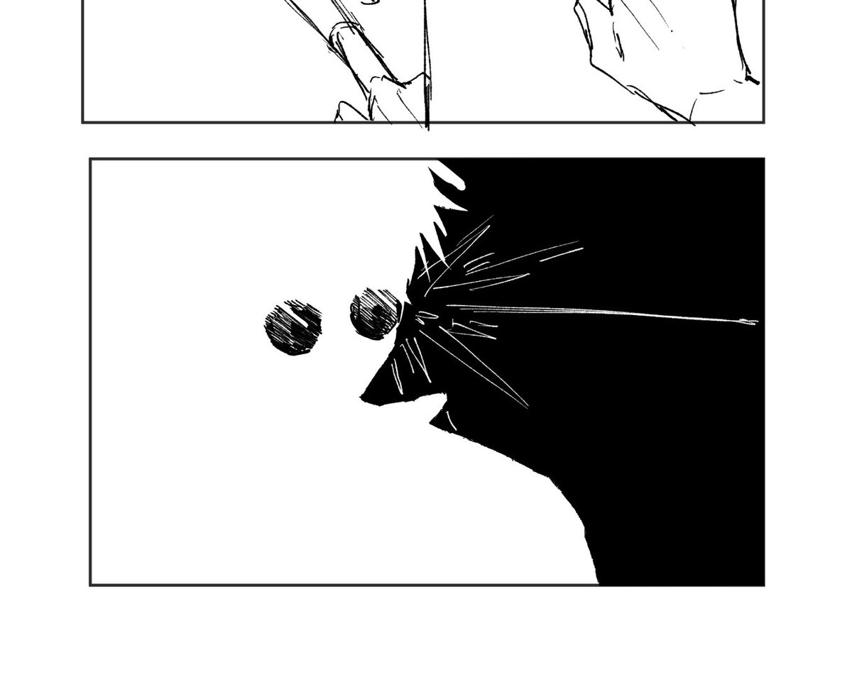 間違ってレイヤー同じところに描いたの気づかないまま全消しして悟の残穢だけ残った…やっちまった 