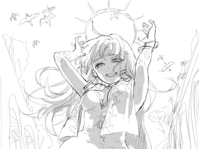 描きたいのがあるんだ 創作を描きたいんだ 時間がないんだ 