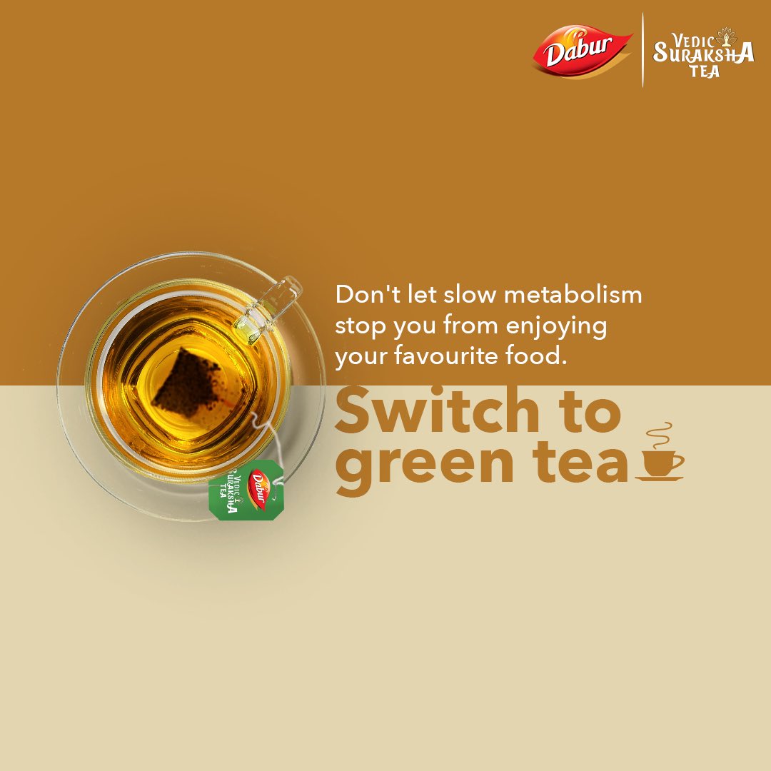 If you sweat, that should be because of spicy, tasty food not due to you worrying about gaining weight.
Switch to green tea, switch to faster metabolism.

Buy now: bit.ly/348Mt0t

#Dabur #powerof5herbs #immunity #tea #tealover #health #beverage #healthlifestyle