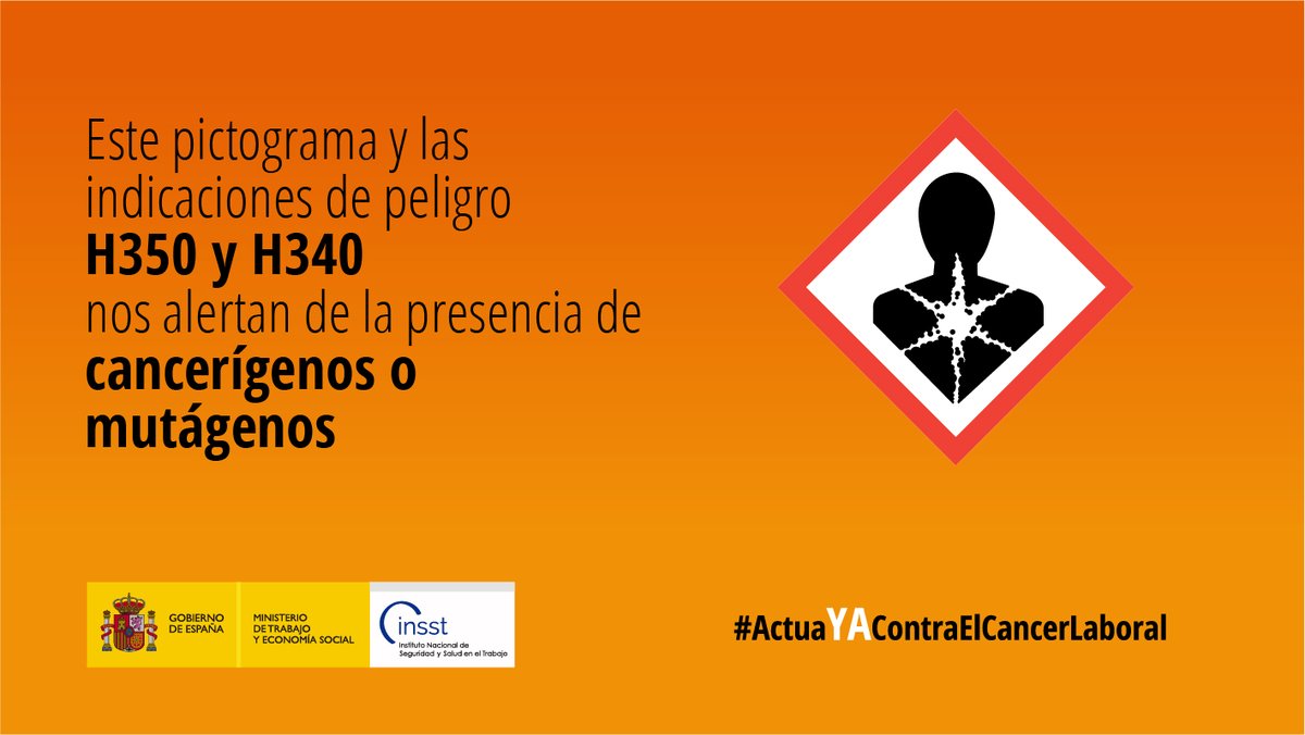 INSST_MITES_GOB's tweet photo. Si sospechas que en tu trabajo estás expuesto a sustancias cancerígenas, consulta al servicio de prevención de tu empresa.  #ActuaYAContraElCancerLaboral
#INSST https://t.co/7r0zMLDEzS