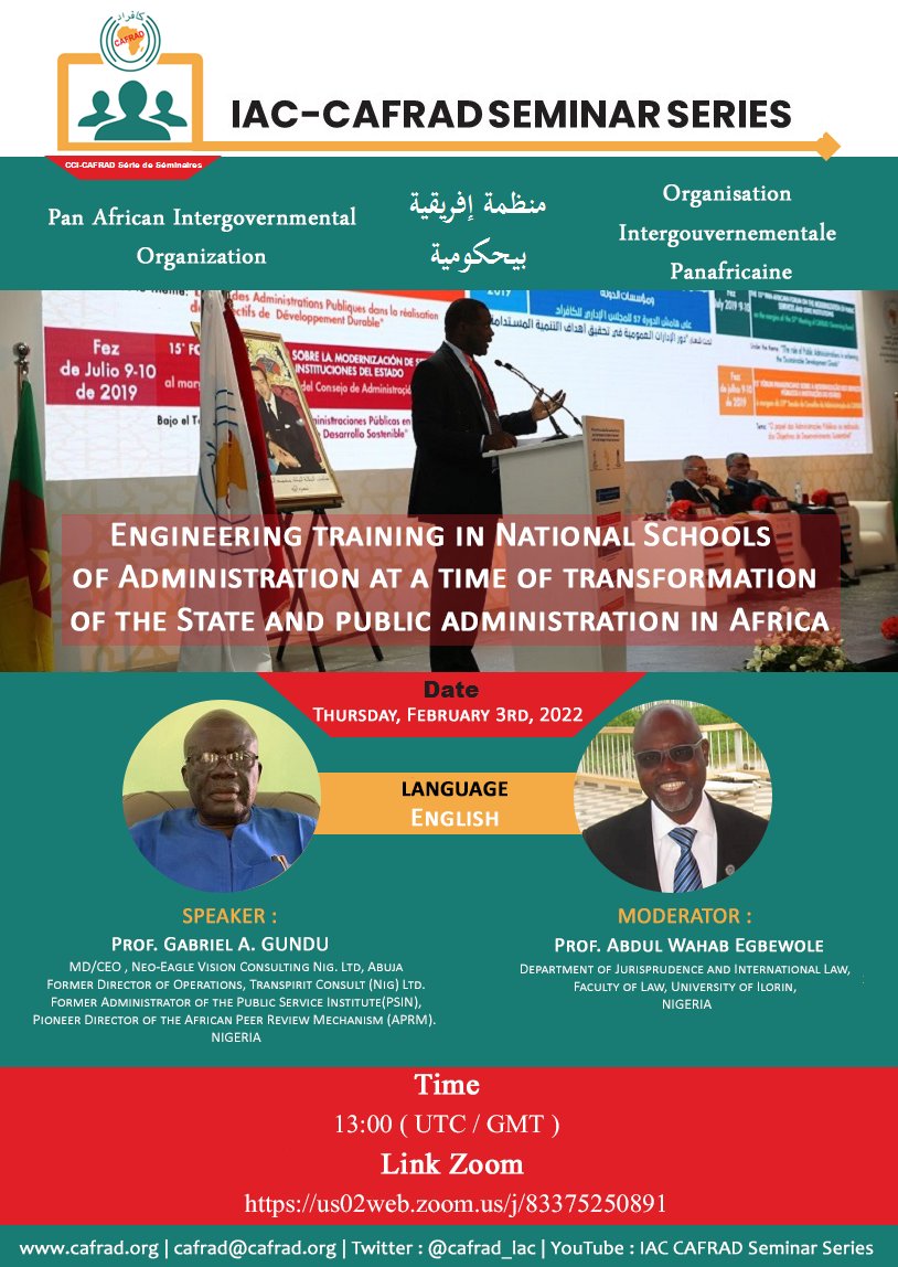 CAFRAD Pan African Intergovernmental Organization tweet media