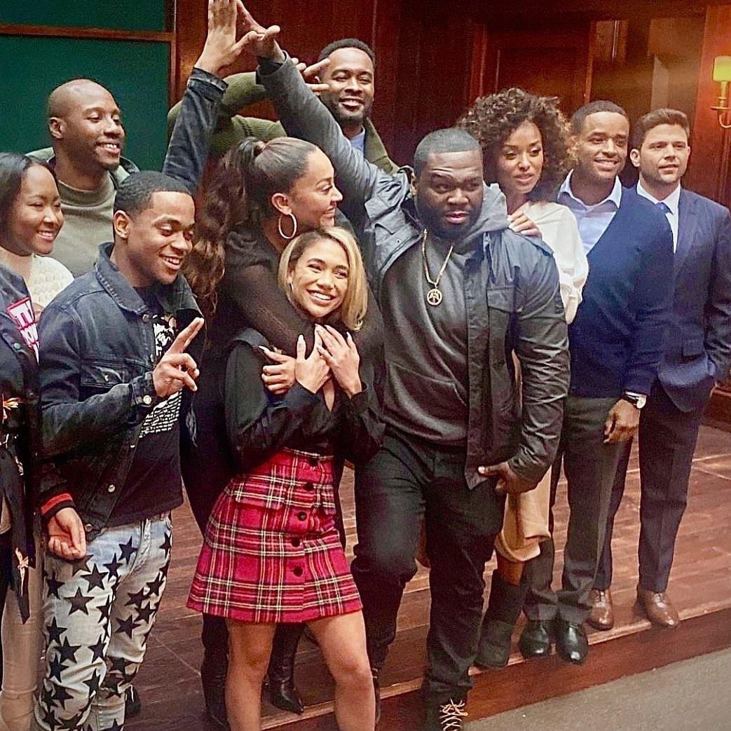 50cent's tweet photo. What a nightmare the whole crew is lit GHOST 📺Tv will never be the same. now i’m gonna turn it up a notch just so you know i’m not playing. #bransoncognac #lecheminduroi https://t.co/uTChY6eToi