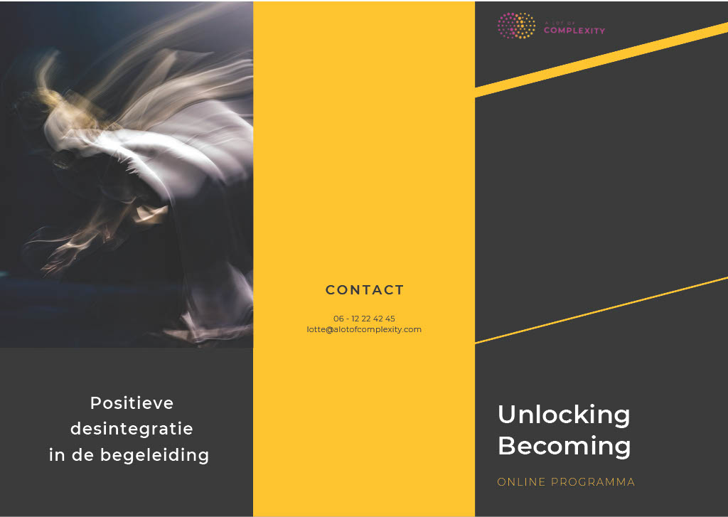 LithLotte's tweet image. Werk je als psychologisch of pedagogisch begeleider van begaafde jongeren en/of volwassenen en ben je benieuwd hoe je de positieve desintegratie theorie actief kunt integreren in je begeleidingsvormen?

lotte@alotofcomplexity.com &amp;amp; lnkd.in/dpwUUNu3.