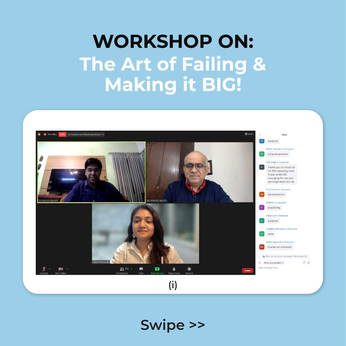 mindlercareers's tweet photo. With exams round the corner, students are anxious about their future, frightened to take a new step and overthink about consequences. Our expert panelists took 850+ wizards through the journey of learning and unlearning.
#expertpanelists #MIP #internship https://t.co/eyjNXk7Not