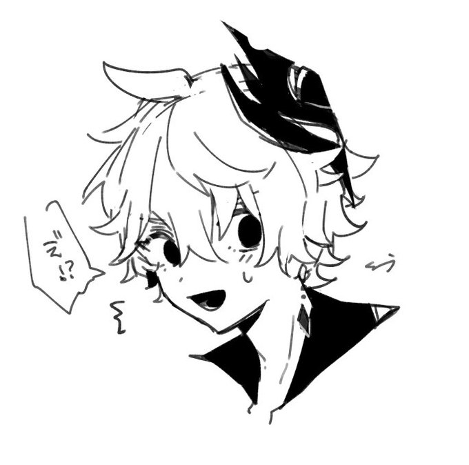 後で消すかもしれないけど缶詰期に零れてた殴り描きたちです…手癖しかおらん
 1枚創作 