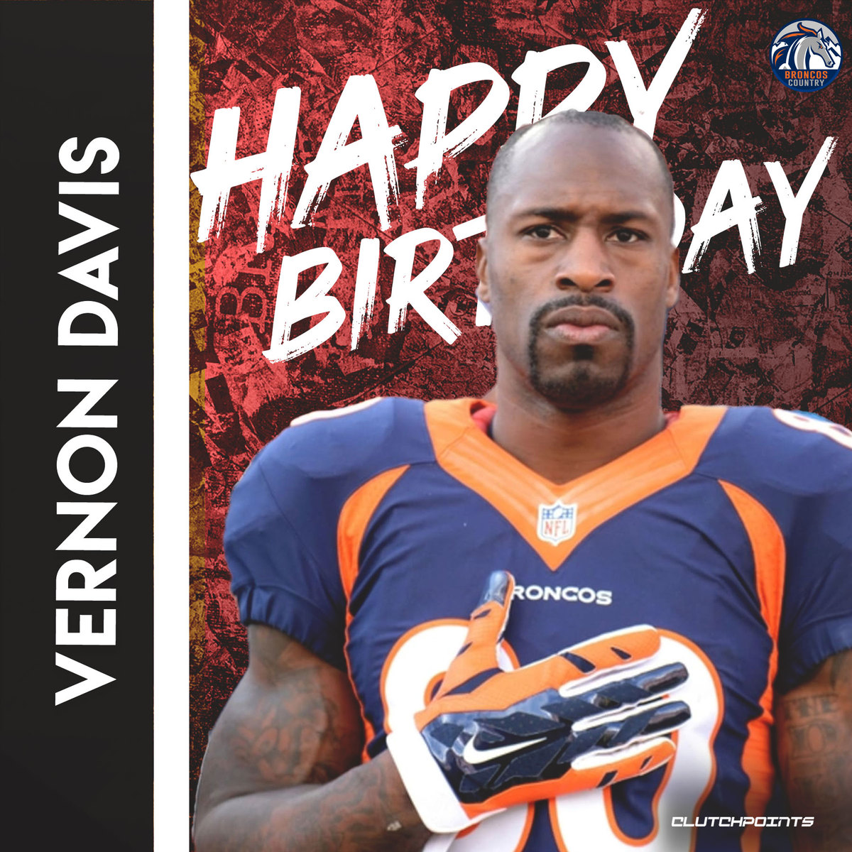 Join Broncos Nation as we wish a happy 37th birthday to Vernon Davis! 