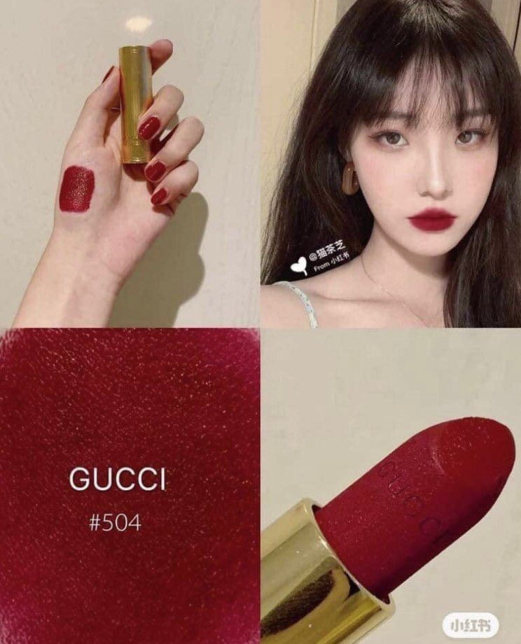 〰️ แจกกันต่อฮะ〰️

💃🏼 ซองแดงแล้ว ชุดแดงก็แล้ว ปากก็ต้องแดงด้วยสิคะ ขาดได้งายยย~~ 😂 

🌹 Gucci Rouge à Lèvres Mat 🌹 
• สี 504 Myra Crimson 💋

💬 แจก 1 แท่ง 1 รางวัล 

📌 กติกา : RT&amp;Follow เหมือนเดิมค่า 

🏁 สุ่มแจกพรุ่งนี้เลย มาเล่นเร๊วว ✌🏻