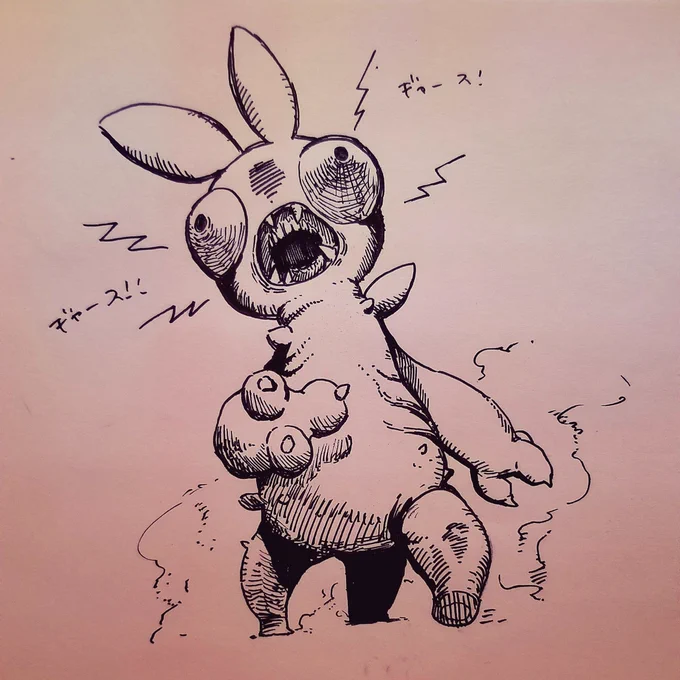 ペン画でシンプルにですが、描かせていただきました!🌵 https://t.co/ggjoWbE4Js 